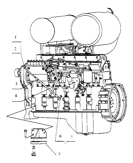 Модель GR165, GR185 Двигательная система